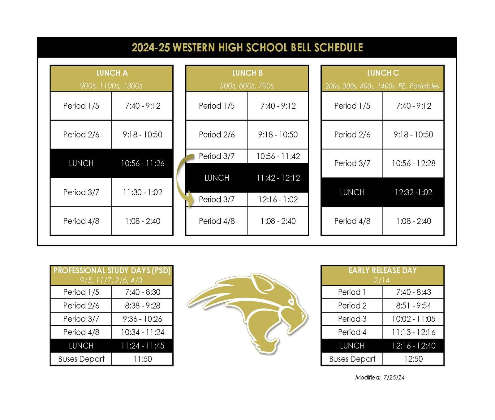 Bell Schedule